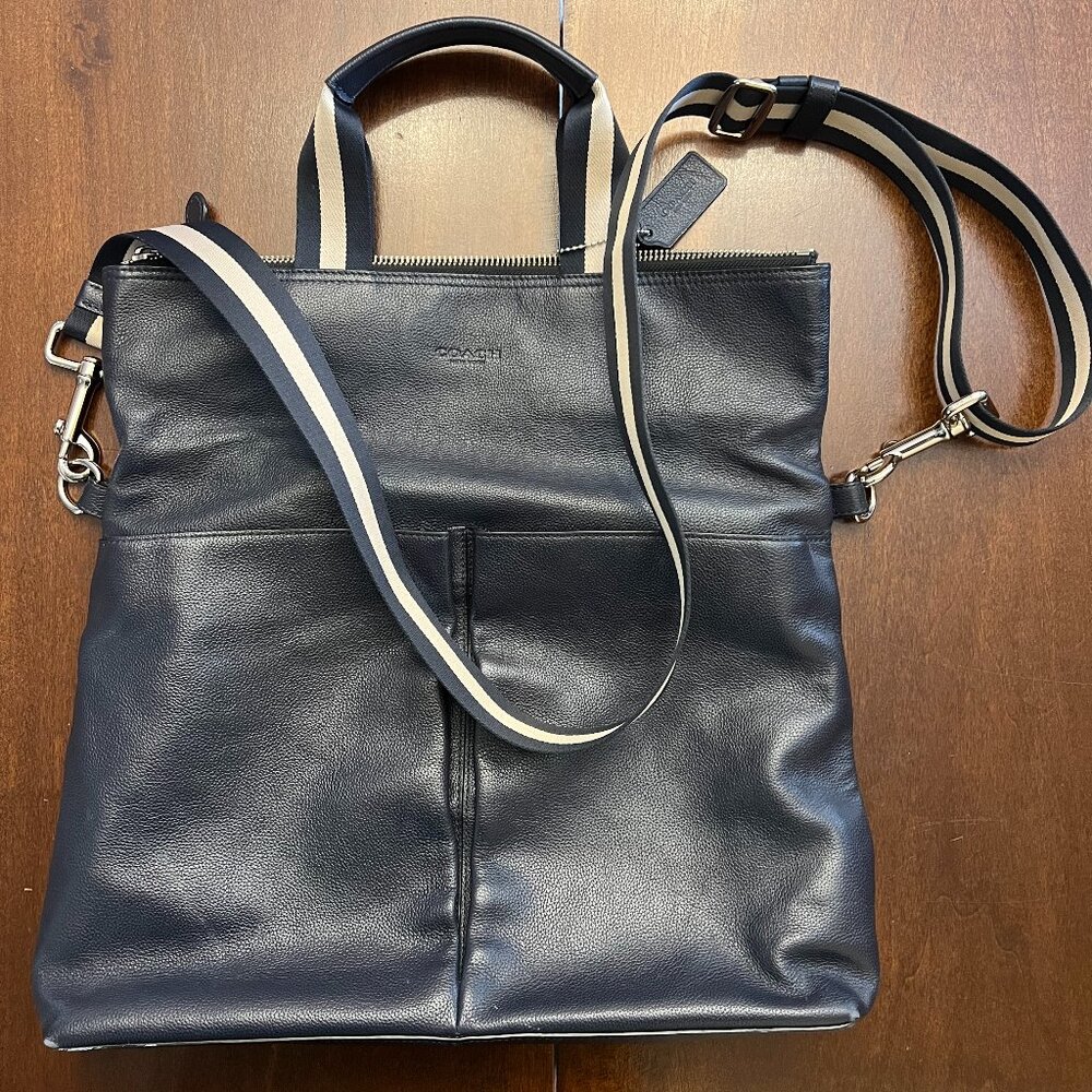 Coach Men's Leather Messenger Bag